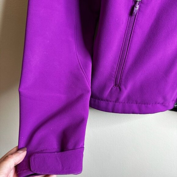 Marmot Jacket Womens Sz XS Purple Black Fleece Lined Softshell Outdoor Full Zip - Picture 4 of 13